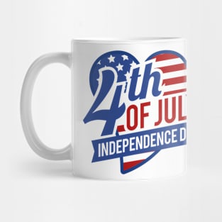 4th July Independence Day America Mug